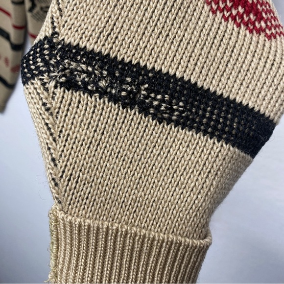 VINTAGE GRAIL COLLECTOR Pendleton Westerly The Dude Bear Sweater Native Western - Picture 7 of 10